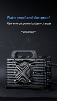 Meilleur vendeur Chargeur de batterie 12V 24V 48V 60V 72V IP65 Sortie CC Plomb-acide Lithium Lifepo4 Chargeur de moto électrique