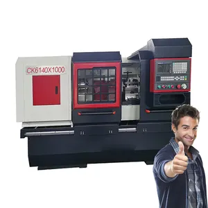 Chính xác CNC biến gia công CNC kim loại sở thích torno giá rẻ ck6150 CNC máy tiện để bán