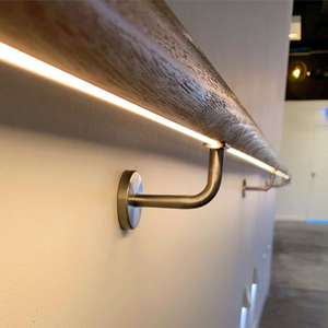 <strong>Wood</strong> Luminous Led Light Handrail for Stairs