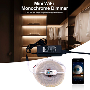 Ventas de fábrica 96W DC5V 28V Teléfono inteligente Magic Home MINI <span class=keywords><strong>WiFi</strong></span> Controlador de atenuación de un solo color para tira de un solo color - Product Image 6