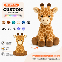 Peluche Girafe Assise Réaliste Personnalisée OEM ODM en Gros – Jouets en Peluche Sur Mesure