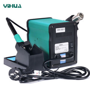 YIHUA 8786D SMD Nacharbeit Löt station 740W 2 in 1 Digital anzeige Heißluft pistole Lötkolben - Product Image 4