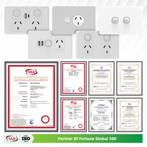 Enchufes de pared empotrados IGOTO Light con interruptores múltiples, material eléctrico residencial, enchufes y tomas de corriente - Product Image 2