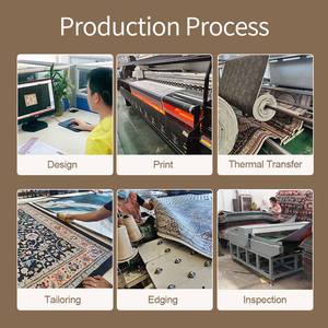 Alfombra de Fábrica, Nuevo Diseño Personalizado, Base Antideslizante, Fabricante de Alfombras de Fibra, Alfombra de 3x5 Pies (9x12 Pulgadas), Alfombra de Pasillo para Sala de Estar - Product Image 6