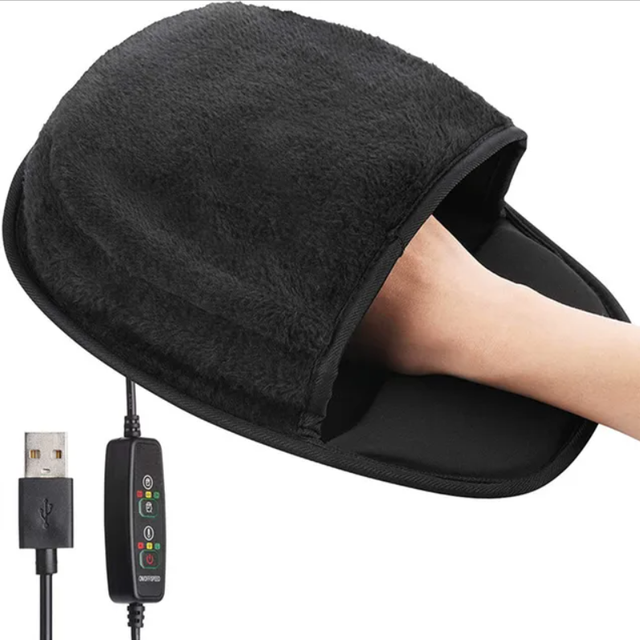 Detachable USB Heated Mouse Pad Winter Typing Hand Warmer for Home Work Desk Winter Mouse Pad