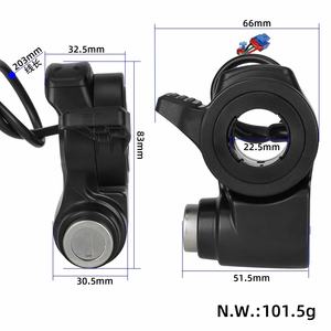 Verrouillage d'accélérateur d'origine avec clé pour scooter électrique Kukirin A1, pièces de rechange, interrupteur d'accélérateur, accessoires de démarrage de scooter - Product Image 2