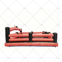 Vente Flash : Jeu Gonflable Sportif - Taureau Mécanique - Matériau PVC Anti-UV, Ignifuge, Étanche, Installation Facile