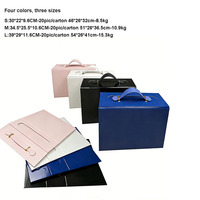 Coffret cadeau de poche personnalisé rouge rose champagne gaufrage de luxe épaississement avancé pour festival de mariage