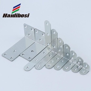Conectores de hierro en ángulo en forma de L Haldibosi 41-71, soportes duraderos para muebles, mesas, sillas y gabinetes - Product Image 1
