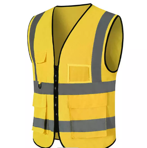 Привет Видимость отражатель куртки отражающий жилет безопасности с изготовленным на заказ логосом