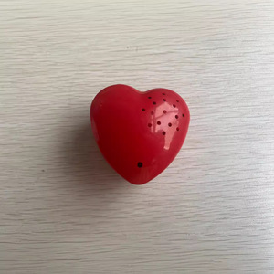 Bán buôn màu đỏ hình trái tim Bóp hộp đồ chơi RGB pin-Powered ghi âm âm thanh nhạc cụ âm nhạc bằng giọng nói lặp đi lặp lại sang trọng phụ kiện - Product Image 2