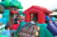 Parc d'attractions pour enfants Jeux de défi amusants Jumper combo gonflable pour tout-petits à vendre