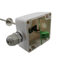 Sonde de température HVAC à montage sur bride, capteur de type boîte 10K 3435 200mm SUS304