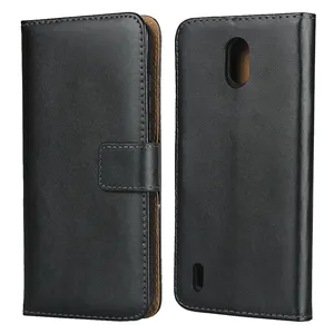 Wholesale Flip Wallet Genuine Leather Phone Case for Nokia 1.3 Mobile Phone Cover