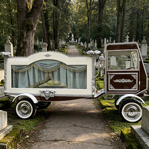 Elegante Vehículo Eléctrico para Ataúdes, Fabricación Premium, Diseño Digno para Entrega de Ataúdes, Ceremonia Funeraria - Product Image 1