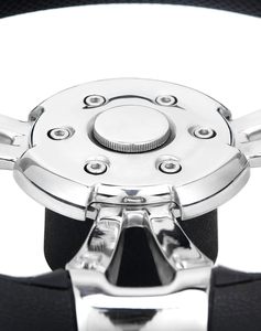 Volante de <span class=keywords><strong>Barco</strong></span> Nuevo de Acero Inoxidable con Espuma de PU Negra de 13.5 Pulgadas, Volante Marino - Product Image 5