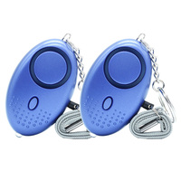 Lampe torche de défense personnelle pour femmes Enguard EG-P1 avec alarme 130 dB, bouton de panique personnel, porte-clés de sécurité (3 piles LR44)