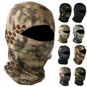 Вязаная балаклава-кагула с индивидуальным дизайном для рыбалки, с 1, 2 или 3 отверстиями, дышащая, водонепроницаемая, из полиэстеровой сетки, унисекс - Product Image 1