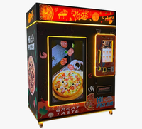 Máquina Expendedora de Pizza para Exteriores con Toldo Personalizado, Pantalla Táctil Habilitada para SDK, Wi-Fi y 4G, Servicio Autoservicio 24/7 para Áreas Comerciales