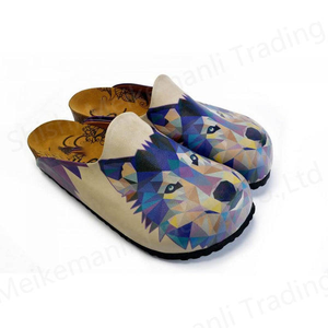 Zuecos de Plataforma Personalizados para Mujer, Invierno 2026, de Cuero y Malla con Corcho, Cómodos, Cerrados, Acolchados, Transpirables, Ligeros y Resistentes - Product Image 2