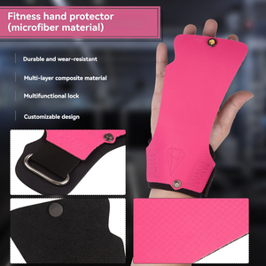 Tùy chỉnh Deadlift cao su cọ bảo vệ tay Grip không có lỗ calleras bảo vệ vật liệu PVC mỏng Non-Slip đào tạo unisex sức mạnh - Product Image 5