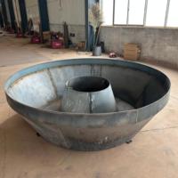 Pabrik Langsung 600 hingga 1500 MM Roller Energy Saving Rock Ore Grinding Wet Pan Mill untuk Pengolahan Bijih Tambang Emas.