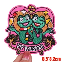 Écussons brodés personnalisés Oeteldonk Pays-Bas 2026, thermocollants pour vêtements, patchs brodés de carnaval, vente en gros
