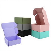 Boîte d'emballage avion colorée extra-rigide pour petites séries, personnalisable avec LOGO, pour vêtements et cadeaux