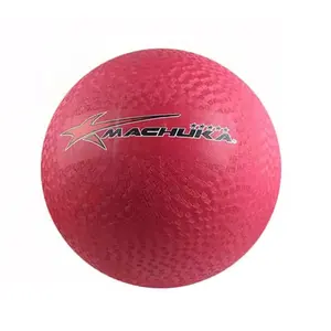 Düşük fiyat 5 6 7 8.5 10 inç özel çok renkli şişme Dodgeball Kickball kauçuk oyun alanı topu