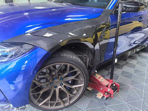 Aile avant ventilée en fibre de carbone sèche pour BMW G80 M3 G82 M4 2022+ - Product Image 4