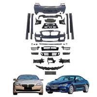 Nouveau kit de carrosserie de conversion style MT Sport avec clips de fixation directe pour pare-chocs avant/arrière, jupes latérales et calandre pour Série 6 F06 F12 F13