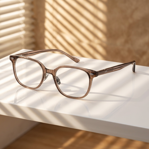 Lunettes anti-lumière bleue RTS, monture carrée en acétate faite à la main de qualité supérieure avec charnières à ressort et verres AC pour hommes et femmes 2026 - Product Image 4