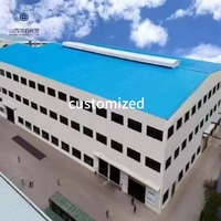 Edificio de Oficinas con Estructura de Acero, Prefabricado, Modular, de Varios Pisos, Edificio Comercial para la Sede Corporativa, Complejo de Oficinas