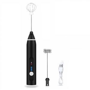 Batidores de huevos recargables por USB, Espumador de leche eléctrico de mano, licuadora de café - Product Image 2