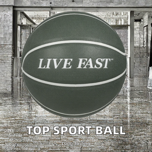 Ballon de sport en cuir composite de basket-ball intérieur/extérieur personnalisé de haute qualité pour l'entraînement - Product Image 3