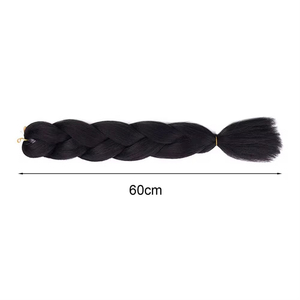Capelli lunghi trecce ad alta temperatura gradiente colorato treccia capelli sintetici luppolo stile Pigtail parrucchino biondo <span class=keywords><strong>extension</strong></span> - Product Image 6