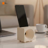 ALEO Haut-parleur sans fil durable à vibration de béton, thème personnages de films et séries TV, décoration intérieure/cadeaux, compatibilité téléphonique