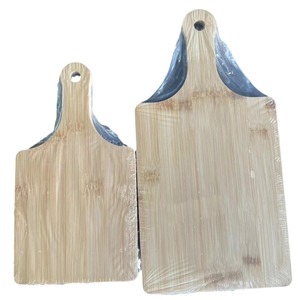 Pizza tray, Western-style <b>plate</b>, round steak sushi hot pot <b>plate</b>, square bamboo and wood wholesale manufacturer - Product Image 5