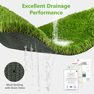 Bán buôn chống cháy cỏ nhân tạo <span class=keywords><strong>Turf</strong></span>-UV kháng sinh thái thân thiện trong nhà/sân sau cảnh quan cỏ tổng hợp tùy biến - Product Image 2