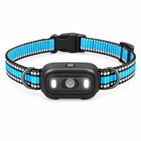 Collier de dressage à distance 1-vers-2 pour chien avec vibration et choc électrique, dispositif anti-aboiement étanche pour l'entraînement extérieur des animaux de compagnie