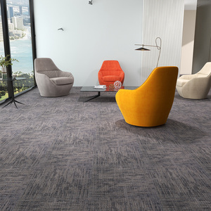 Dalles de moquette carrées adhésives épaisses et amovibles 50x50 pour bureau, prix abordable, en promotion - Product Image 1