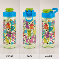 Bottiglia d'Acqua in Plastica da 500ml con Coperchio in PET, Accessorio per Bevande per Bambini, Vendita Diretta all'Ingrosso