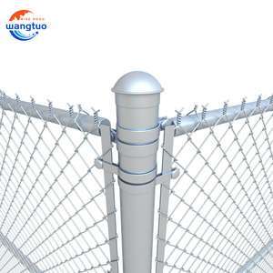 Clôture en fil cyclone <span class=keywords><strong>industriel</strong></span> revêtu de PVC de 4 pieds, 5 pieds, 6 pieds, galvanisé à chaud, clôture en mailles losangées pour ferme et jardin avec <span class=keywords><strong>portail</strong></span> - Product Image 3