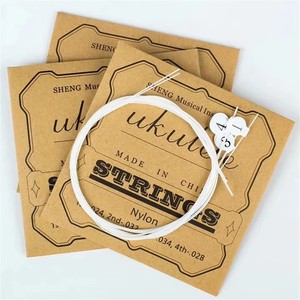 Biểu Tượng Tùy Chỉnh Trắng Nylon Ukulele Dây Nhự<span class=keywords><strong>a</strong></span> Nhạc Cụ Thay Thế Phần Cho Nhạc Cụ Có Dây - Product Image 4