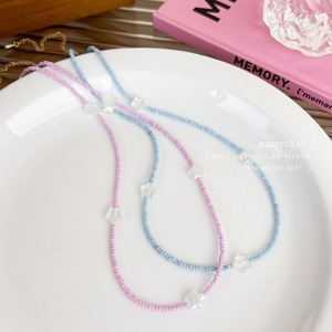 Collar <span class=keywords><strong>de</strong></span> Cuentas <span class=keywords><strong>de</strong></span> Vidrio con Diseño <span class=keywords><strong>de</strong></span> Estrella, Color Macaron, Estilo Dulce y Femenino, Unisex, Gran Venta - Product Image 2