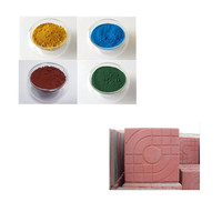 Pigment colorant béton, oxyde de fer, rouge jaune, pour brique à ciment