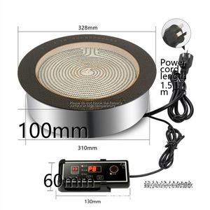 OEM Wholesale Diameter 228/328/380/436mm High-Power Built-In Touch Control Stainless Steel Hotel Use <b>Electric</b> Infrared Cooker - Product Image 3