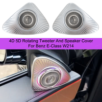 Nouveau Haut-parleur Tweeter Rotatif 4D/5D 64 Couleurs Original pour Mercedes Classe E W214, Haut-parleur de Voiture Lumineux LED RGB, Remplacement de Klaxon