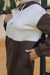 New Top Best Selling Plus Size Casual 2pcs Sets Arabic Supplier Long Sleeve Ladies <b>Islamic</b> <b>Clothing</b> Tracksuit Muslim Women - Product Image 2