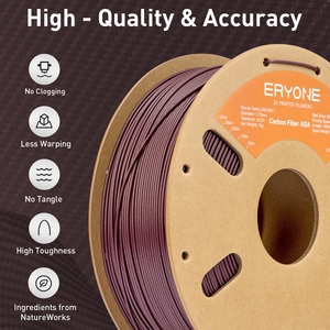 <span class=keywords><strong>Filament</strong></span> d'impression 3D ERYONE 1,75 mm de diamètre, fibre de carbone ASA 1 kg, <span class=keywords><strong>rouge</strong></span> violet - Product Image 5